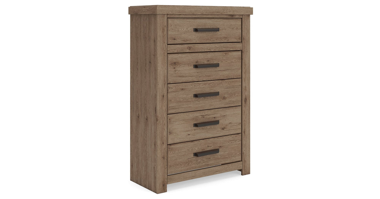 Oliandon Light Brown Chest of Drawers by ASHLEY FURNITURE at Eve Furniture