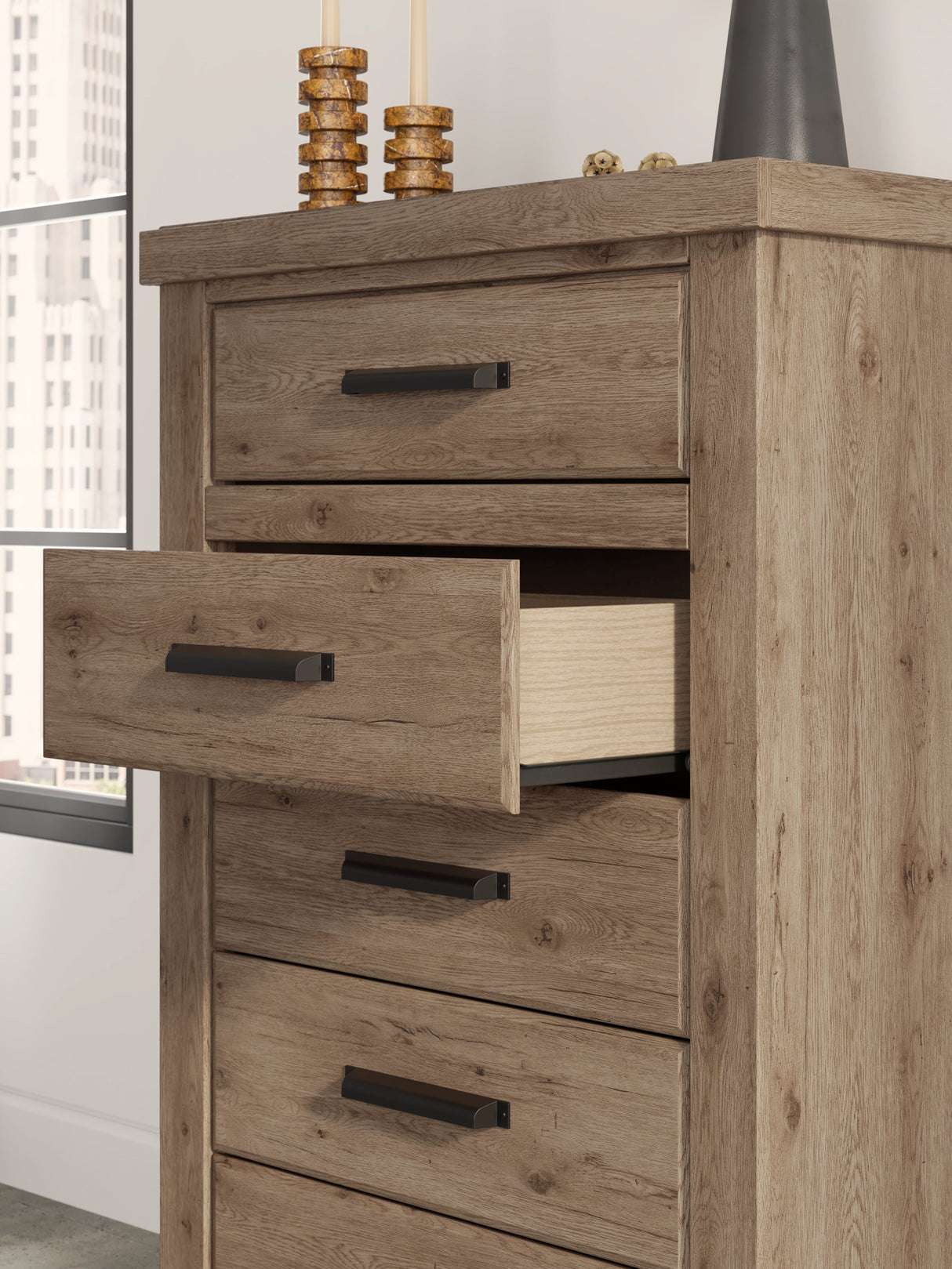 Oliandon Light Brown Chest of Drawers by ASHLEY FURNITURE at Eve Furniture