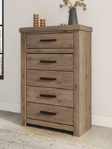 Oliandon Light Brown Chest of Drawers by ASHLEY FURNITURE at Eve Furniture
