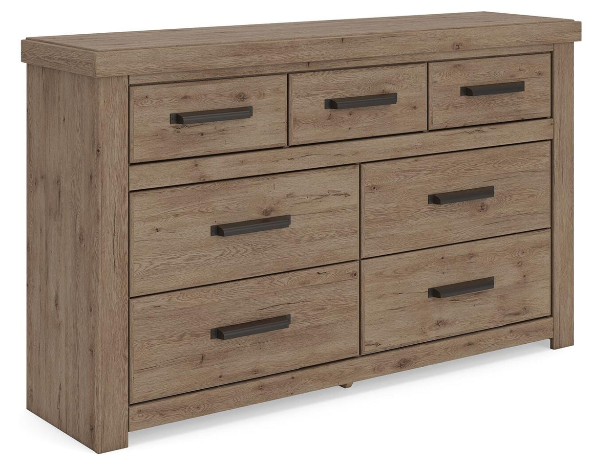 Oliandon Light Brown Dresser by Ashley at Eve Furniture
