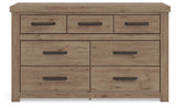 Oliandon Light Brown Dresser by Ashley at Eve Furniture