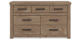 Oliandon Light Brown Dresser by Ashley at Eve Furniture