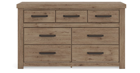 Oliandon Light Brown Dresser by Ashley at Eve Furniture