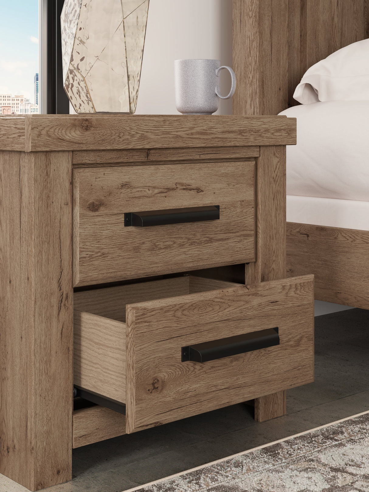 Oliandon Light Brown Nightstand by ASHLEY FURNITURE at Eve Furniture