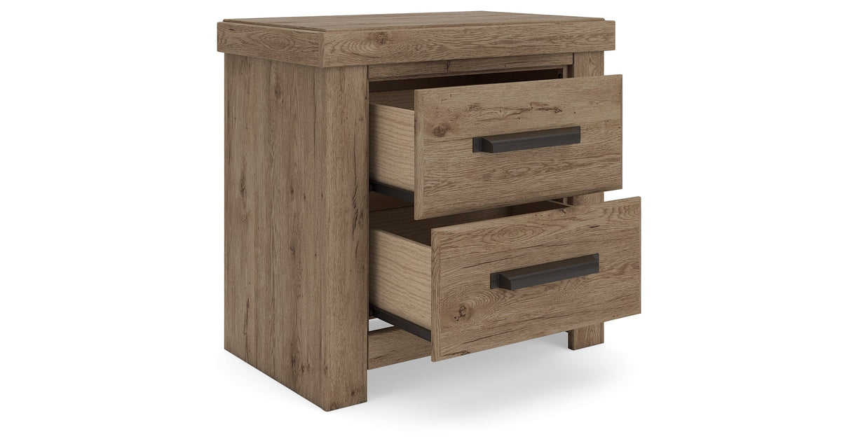 Oliandon Light Brown Nightstand by ASHLEY FURNITURE at Eve Furniture