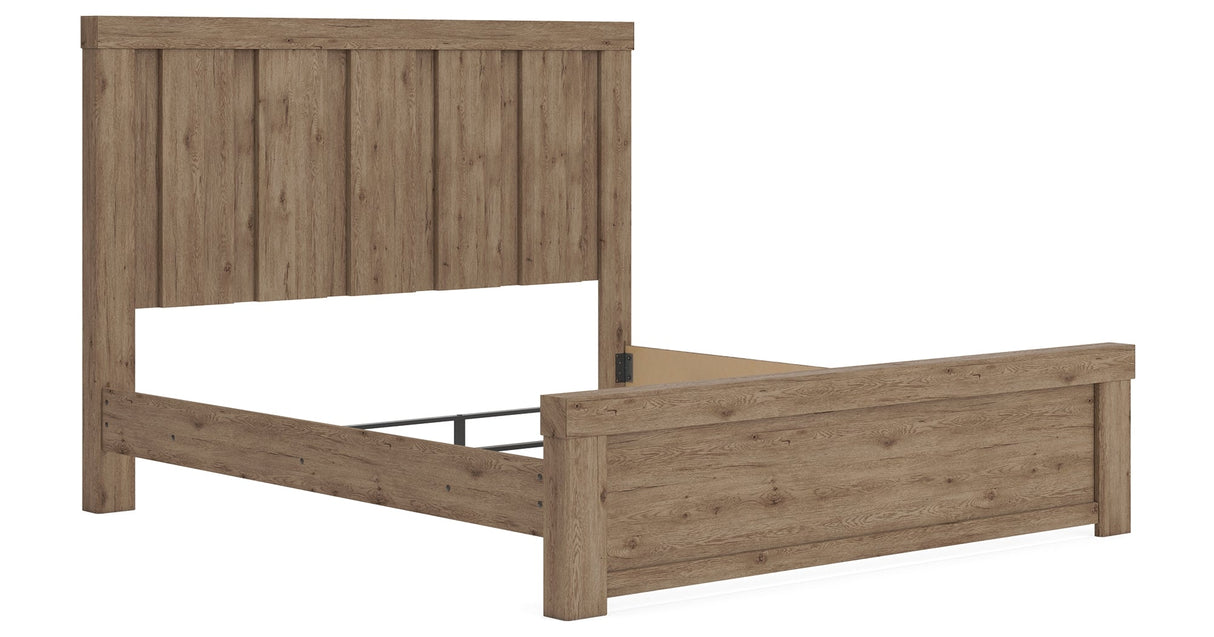 Oliandon Light Brown Panel Bedroom Set by Ashley at Eve Furniture