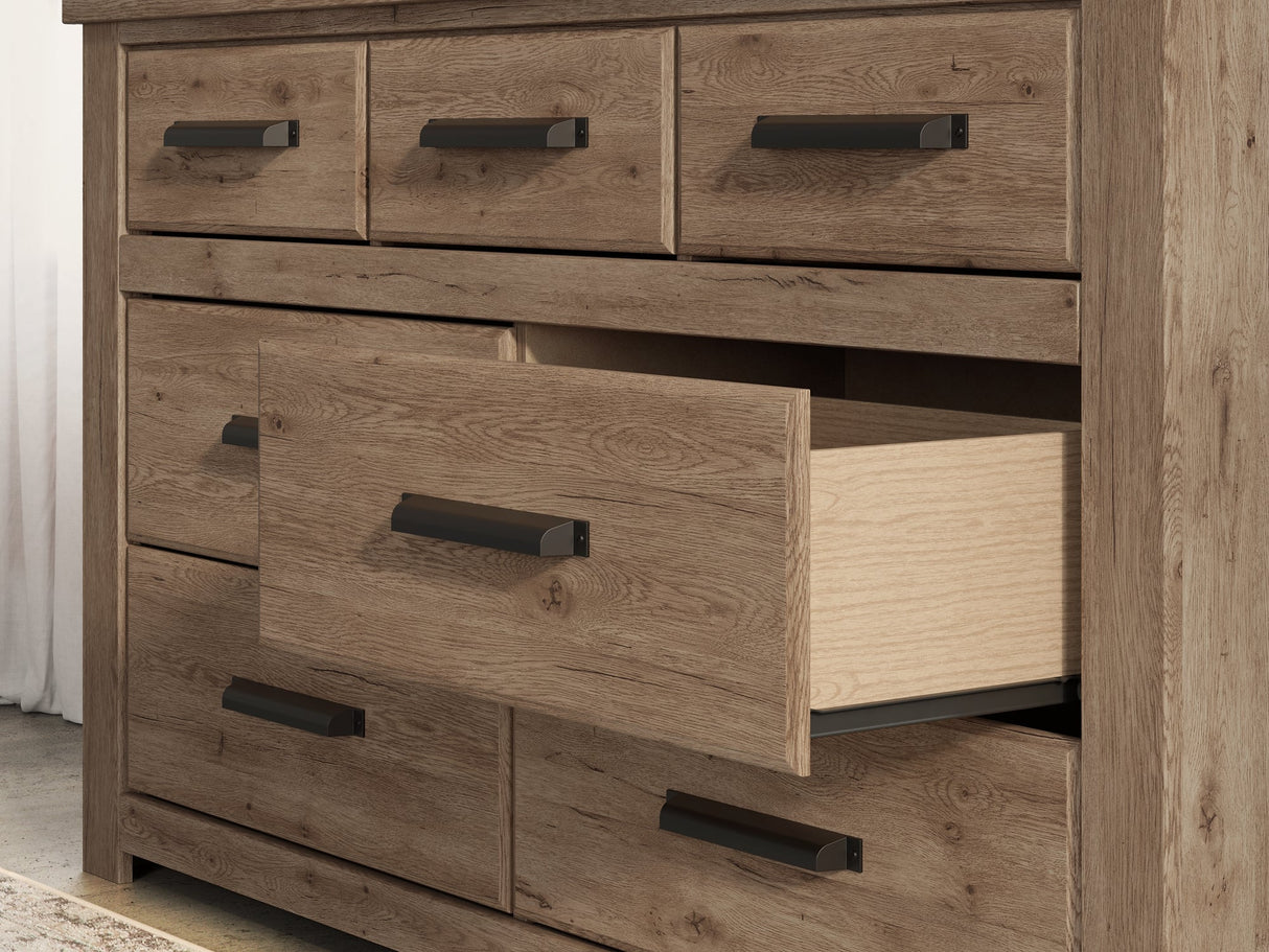 Oliandon Light Brown Panel Bedroom Set by Ashley at Eve Furniture