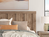 Oliandon Light Brown Panel Storage Bedroom Set by Ashley at Eve Furniture