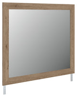 Oliandon Light Brown Panel Storage Bedroom Set by Ashley at Eve Furniture