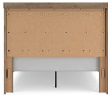 Oliandon Light Brown Queen Panel Storage Bed by Ashley at Eve Furniture