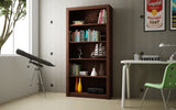 Olinda Bookcase 1.0 in Nut Brown by Manhattan Comfort at Eve Furniture