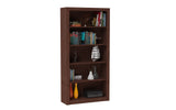 Olinda Bookcase 1.0 in Nut Brown by Manhattan Comfort at Eve Furniture