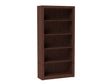 Olinda Bookcase 1.0 in Nut Brown by Manhattan Comfort at Eve Furniture