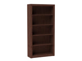 Olinda Bookcase 1.0 in Nut Brown by Manhattan Comfort at Eve Furniture