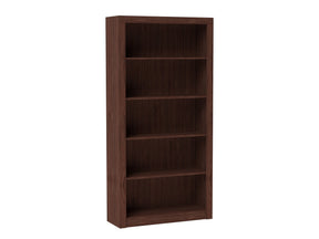 Olinda Bookcase 1.0 in Nut Brown by Manhattan Comfort at Eve Furniture