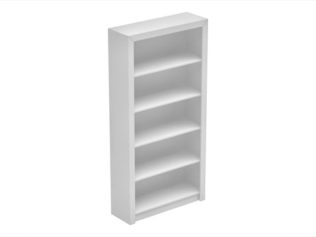 Olinda Bookcase 1.0 in White by Manhattan Comfort at Eve Furniture