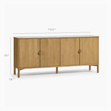 Olive 4-door Oak Buffet by Co.House Designs at Eve Furniture
