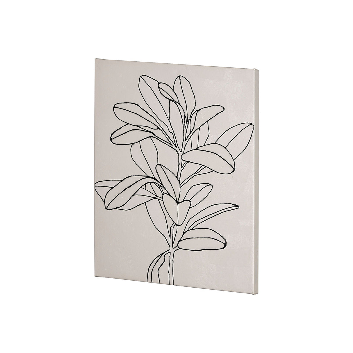 Olive Branch Countour II by Emma Scarvey a Hand Embellished Textured Canvas by Mercana at Eve Furniture