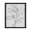 Olive Branch Countour II by Emma Scarvey Hand Embellished Framed Art Print Matted under Glass by Mercana at Eve Furniture
