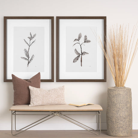 Olive Branch II by Gabrielle a Framed Art Print Matted under Glass by Mercana at Eve Furniture