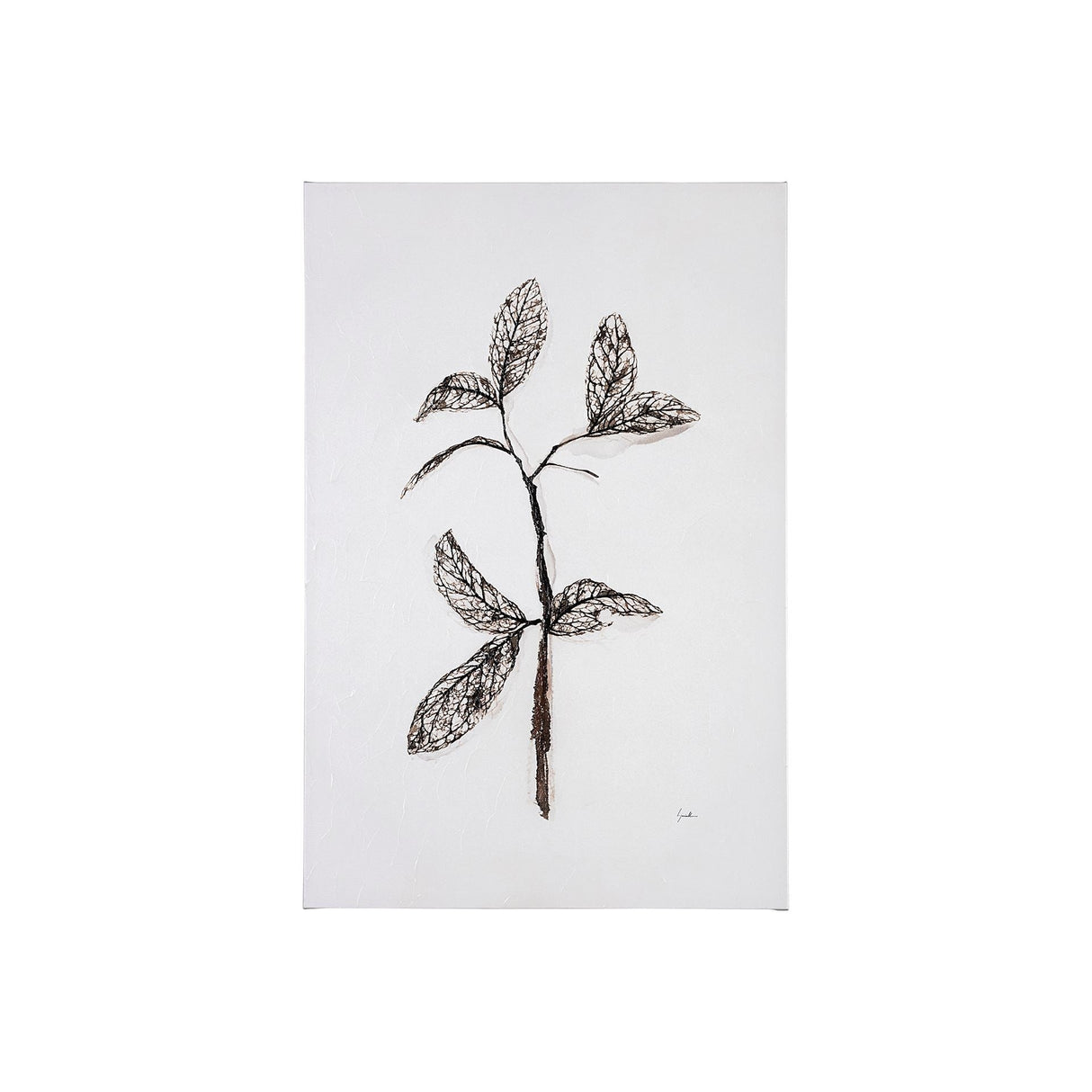 Olive Branch II by Gabrielle Campbell a Hand Embellished Textured Canvas by Mercana at Eve Furniture