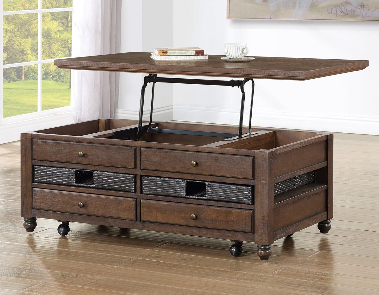 Oliver 3-Piece Lift-Top Table Set by Steve Silver at Eve Furniture
