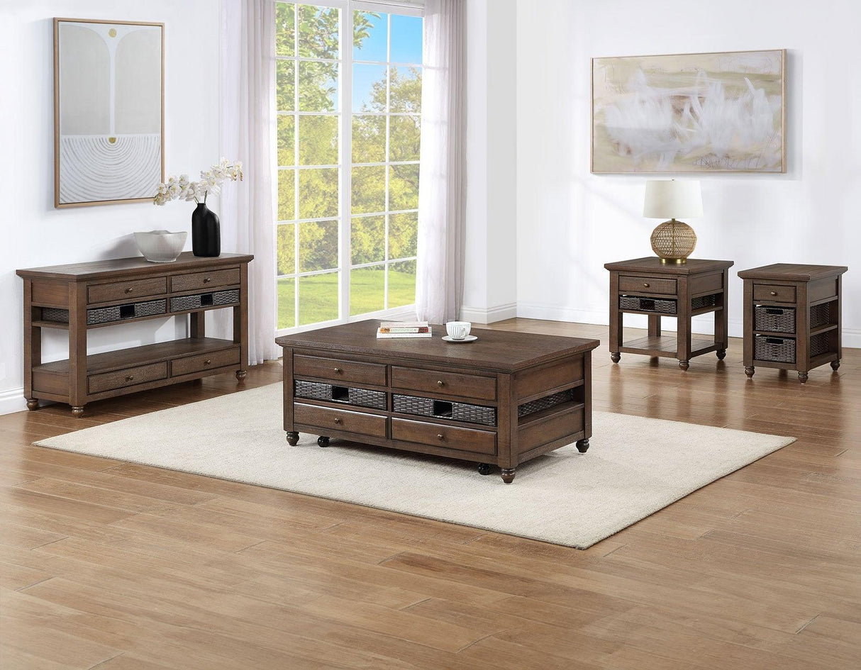 Oliver 3-Piece Lift-Top Table Set by Steve Silver at Eve Furniture