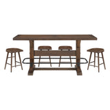 Oliver Brown 5-Piece Counter Height Set by Homelegance at Eve Furniture