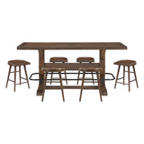 Oliver Brown Counter Height Set by Homelegance at Eve Furniture