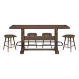 Oliver Brown Counter Height Set by Homelegance at Eve Furniture