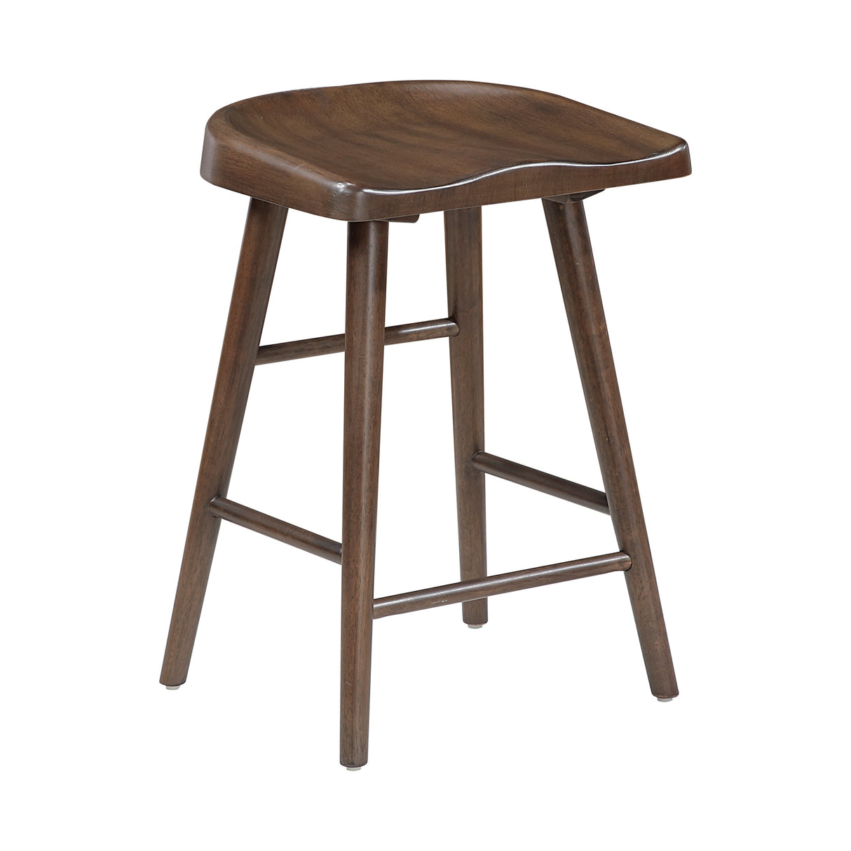 Oliver Brown Counter Height Stool, Set of 2 by Homelegance at Eve Furniture