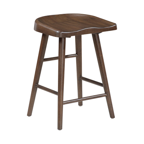 Oliver Brown Counter Height Stool, Set of 2 by Homelegance at Eve Furniture