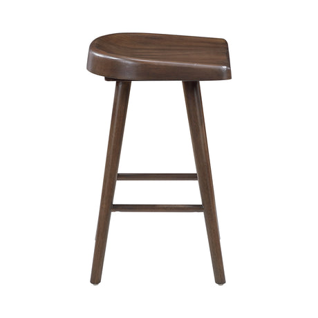 Oliver Brown Counter Height Stool, Set of 2 by Homelegance at Eve Furniture
