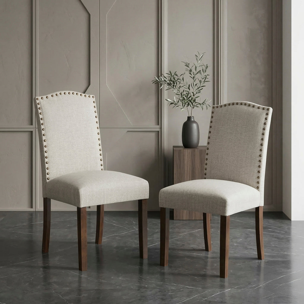Oliver Brown Counter Height Stool, Set of 2 by Homelegance at Eve Furniture