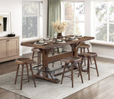 Oliver Brown Counter Height Stool, Set of 2 by Homelegance at Eve Furniture