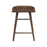 Oliver Brown Counter Height Stool, Set of 2 by Homelegance at Eve Furniture