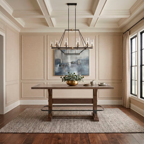 Oliver Brown Counter Height Table by Homelegance at Eve Furniture