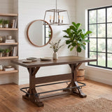 Oliver Brown Counter Height Table by Homelegance at Eve Furniture