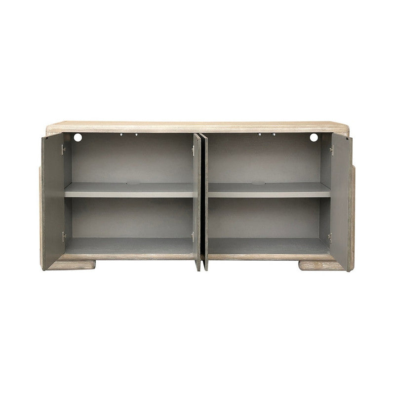 Oliver Brown Four-Door Sideboard by Crestview at Eve Furniture