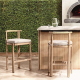 Oliver Brown Outdoor Armless Barstool by Classic Home at Eve Furniture