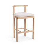 Oliver Brown Outdoor Armless Barstool by Classic Home at Eve Furniture