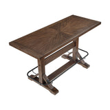 Oliver Brown Pub Height Dining Set by Homelegance at Eve Furniture