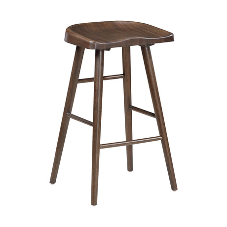 Oliver Brown Pub Height Stool, Set of 2 by Homelegance at Eve Furniture