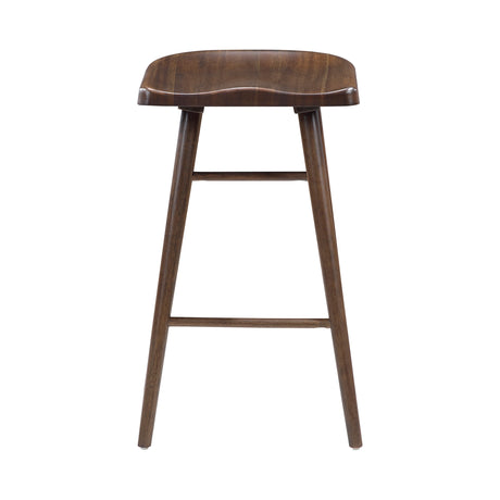 Oliver Brown Pub Height Stool, Set of 2 by Homelegance at Eve Furniture