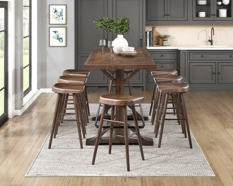 Oliver Brown Pub Height Table by Homelegance at Eve Furniture