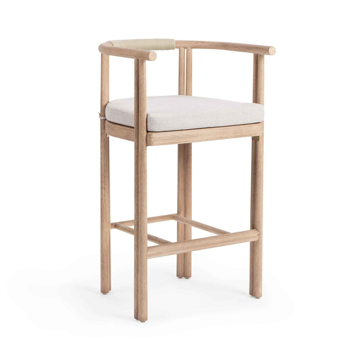 Oliver Butterscotch Outdoor Barstool by Classic Home at Eve Furniture