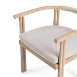 Oliver Butterscotch Outdoor Dining Armchair by Classic Home at Eve Furniture
