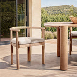 Oliver Butterscotch Outdoor Dining Armchair by Classic Home at Eve Furniture