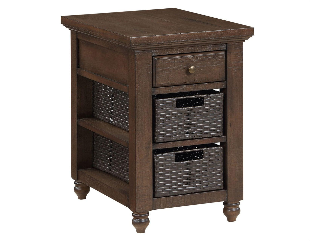 Oliver Chairside End Table by Steve Silver at Eve Furniture