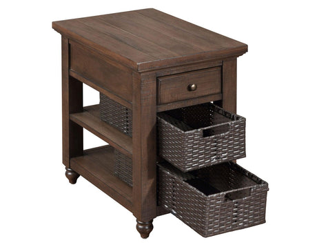 Oliver Chairside End Table by Steve Silver at Eve Furniture